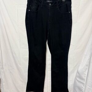 Judy Blue Women's Sleek Black Straight Leg Jeans